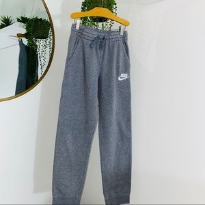 girls nike grey sweatpants